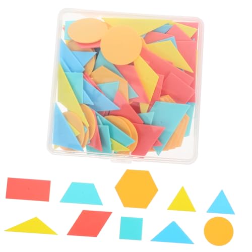 VANZACK 100 Stück Teiliges Geometrisches Formenset Lernspielzeug für Vielseitige Schul und Mathematik Lernhilfe Pädagogisches Puzzle Kreativität Form und Geometriekenntnissen VANZACK 100 Stück Teiliges Geometrisches Formenset Lernspielzeug für Vielseitige Schul und Mathematik Lernhilfe Pädagogisches Puzzle Kreativität Form und Geometriekenntnissen von VANZACK