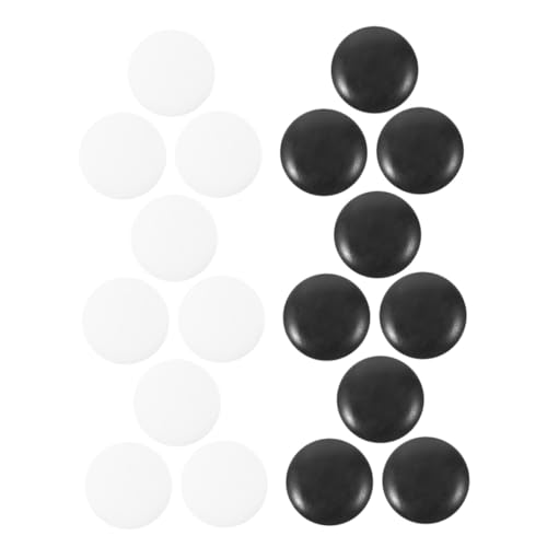 VANZACK 100 Stück Teiliges Go schachstein Robustem Harz Kleine Glatte Widerstandsfähige Figuren in Schwarz und Weiß für Brettspielzubehör und Kreatives Basteln VANZACK 100 Stück Teiliges Go schachstein Robustem Harz Kleine Glatte Widerstandsfähige Figuren in Schwarz und Weiß für Brettspielzubehör und Kreatives Basteln von VANZACK