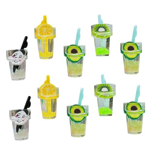 VANZACK 10Stücke Miniatur Getränke Dekoration für Puppenhaus Gemischte Farben Leicht und Bruchsicher Perfektes Zubehör für Mini Essen und Rollenspiele für DIY VANZACK 10Stücke Miniatur Getränke Dekoration für Puppenhaus Gemischte Farben Leicht und Bruchsicher Perfektes Zubehör für Mini Essen und Rollenspiele für DIY von VANZACK