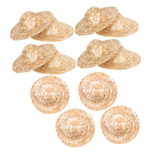 VANZACK 12 Stück Dekoration Künstlerische Handgewebte Mini Stroh Requisiten Für Die Fotografie Miniatur – DIY Hüte Handarbeit Sommer Handgewebt Kleine Heimdekorationen Accessoires VANZACK 12 Stück Dekoration Künstlerische Handgewebte Mini Stroh Requisiten Für Die Fotografie Miniatur – DIY Hüte Handarbeit Sommer Handgewebt Kleine Heimdekorationen Accessoires von VANZACK