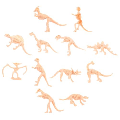 VANZACK 12 Stück Teiliges Dinosaurier Skelett Spielset aus Kunststoff Realistische Fossile Dino Knochen Modelle für Dekorative Miniatur Dinosaurierfiguren Kreativität und Motorischen VANZACK 12 Stück Teiliges Dinosaurier Skelett Spielset aus Kunststoff Realistische Fossile Dino Knochen Modelle für Dekorative Miniatur Dinosaurierfiguren Kreativität und Motorischen von VANZACK