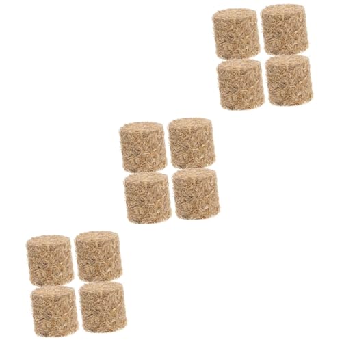 VANZACK 12 Stück Teiliges Mini Heuballen Modell Naturgetreues Dekoratives Bauernhof Zubehör Rustikale Tisch und Gartendeko DIY Heuhaufen für Puppenhaus und Hofgestaltung VANZACK 12 Stück Teiliges Mini Heuballen Modell Naturgetreues Dekoratives Bauernhof Zubehör Rustikale Tisch und Gartendeko DIY Heuhaufen für Puppenhaus und Hofgestaltung von VANZACK