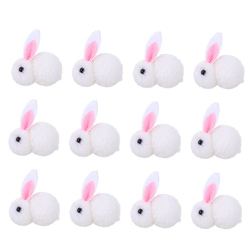 VANZACK 12 Stück Teiliges Plüsch Kaninchen Weihnachtsdeko Weiße Kleine Kuschelhasen als Tisch und Partydekoration Festliche Miniatur Hasenfiguren für Weihnachtsbaum und Geschenkidee VANZACK 12 Stück Teiliges Plüsch Kaninchen Weihnachtsdeko Weiße Kleine Kuschelhasen als Tisch und Partydekoration Festliche Miniatur Hasenfiguren für Weihnachtsbaum und Geschenkidee von VANZACK