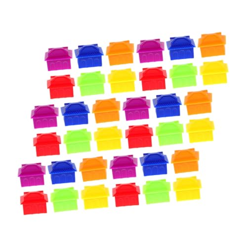 VANZACK 120 Stück Teiliges Kunststoff Brettspiel Haus Ersatzteile Bunte Miniatur Spielfiguren Langlebige Spielzubehör für Brettspiele Kindgerechte Farben zur Farberkennung und Vielseitiger VANZACK 120 Stück Teiliges Kunststoff Brettspiel Haus Ersatzteile Bunte Miniatur Spielfiguren Langlebige Spielzubehör für Brettspiele Kindgerechte Farben zur Farberkennung und Vielseitiger von VANZACK