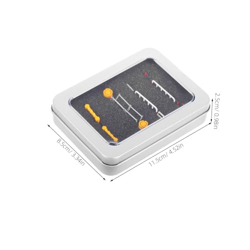 VANZACK 14 Stck Teiliges Miniatur verkehrszeichen Realistischen Straßenbarrieren und Verkehrshütchen Leicht und Tragbar für Kreative Miniaturlandschaften und Dioramen Spielwelten VANZACK 14 Stck Teiliges Miniatur verkehrszeichen Realistischen Straßenbarrieren und Verkehrshütchen Leicht und Tragbar für Kreative Miniaturlandschaften und Dioramen Spielwelten von VANZACK