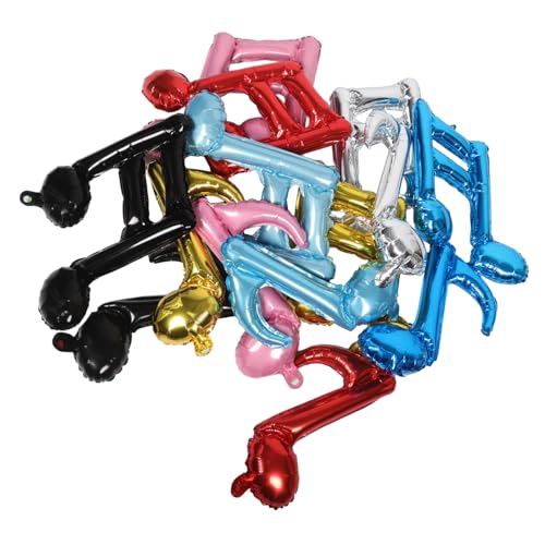 VANZACK 14 Stück Teiliges Musiknoten Folienballon Stilvolle Single Doppelnoten Langlebiges Aluminiumfolie material Einfache Befüllung und Aufhängung Vielseitige Partydekoration für VANZACK 14 Stück Teiliges Musiknoten Folienballon Stilvolle Single Doppelnoten Langlebiges Aluminiumfolie material Einfache Befüllung und Aufhängung Vielseitige Partydekoration für von VANZACK