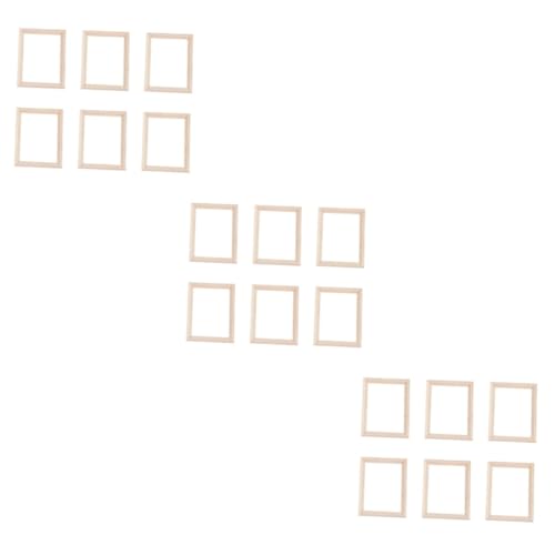 VANZACK 18 Miniatur Holz Bilderrahmen Teiliges Puppenhaus Dekoration Leichtes Langlebiges Fotoalbum Zubehör für DIY Basteln und Miniaturwelten VANZACK 18 Miniatur Holz Bilderrahmen Teiliges Puppenhaus Dekoration Leichtes Langlebiges Fotoalbum Zubehör für DIY Basteln und Miniaturwelten von VANZACK