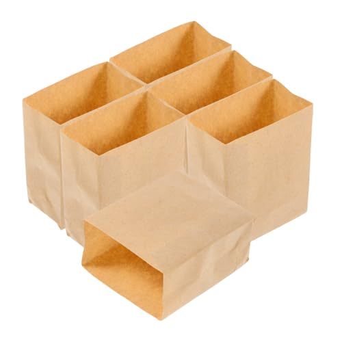 VANZACK 18 Stck. Teiliges Mini Papiertüten Puppenhaus Deko Kleine Backbeutel Miniatur Verpackung Für Miniaturhäuser Wohnkultur Geschenkbeutel Kraftpapier Stil VANZACK 18 Stck. Teiliges Mini Papiertüten Puppenhaus Deko Kleine Backbeutel Miniatur Verpackung Für Miniaturhäuser Wohnkultur Geschenkbeutel Kraftpapier Stil von VANZACK