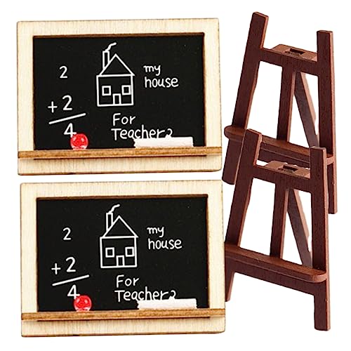 VANZACK 1satz Miniatur Staffelei Mit Tafel Dekorative Holzmodelle Für Puppenhaus Tischdekoration Kunstbedarf Teiliges Mit Schwarzer Tafel Und Kreide VANZACK 1satz Miniatur Staffelei Mit Tafel Dekorative Holzmodelle Für Puppenhaus Tischdekoration Kunstbedarf Teiliges Mit Schwarzer Tafel Und Kreide von VANZACK
