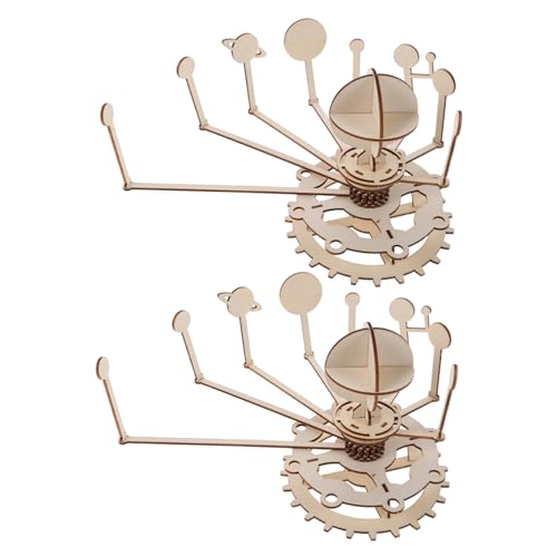 VANZACK 2 Sätze DIY Solar System Modell aus Naturholz Planeten Puzzle Sicheres Stem Lernspielzeug für Wissenschaftsexperiment für Zuhause Schule Kreativset VANZACK 2 Sätze DIY Solar System Modell aus Naturholz Planeten Puzzle Sicheres Stem Lernspielzeug für Wissenschaftsexperiment für Zuhause Schule Kreativset von VANZACK