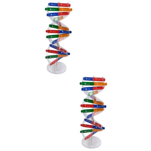 VANZACK 2 Sätze DNA Doppelhelix Modell Bausatz Selbstmontage Wissenschaftliches Lernspielzeug Biologie Unterrichtshilfe Experimentier für Schule und Zuhause Zufällige Farbe VANZACK 2 Sätze DNA Doppelhelix Modell Bausatz Selbstmontage Wissenschaftliches Lernspielzeug Biologie Unterrichtshilfe Experimentier für Schule und Zuhause Zufällige Farbe von VANZACK