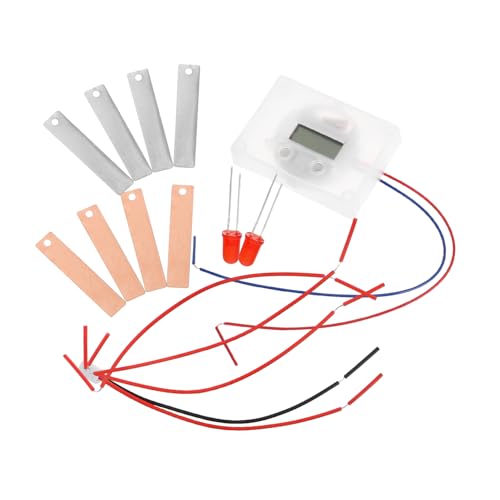 VANZACK 2 Sätze Fruchtbatterie Experimentierkasten DIY Obstbatterie Stromerzeugung mit Digitaluhr Elektronisches Wissenschaftsspielzeug für Schüler und Pädagogisches Ab Jahre VANZACK 2 Sätze Fruchtbatterie Experimentierkasten DIY Obstbatterie Stromerzeugung mit Digitaluhr Elektronisches Wissenschaftsspielzeug für Schüler und Pädagogisches Ab Jahre von VANZACK