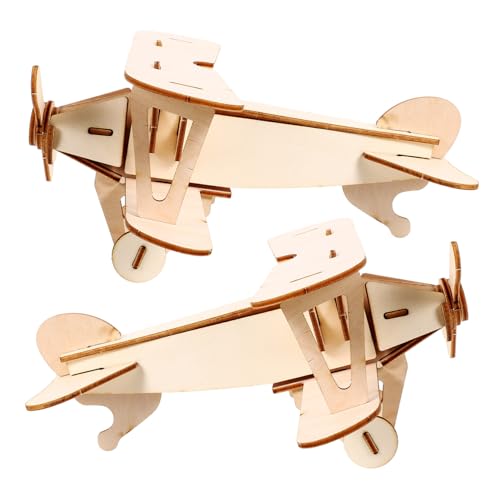 VANZACK 2 Sätze Holzflugzeug Puzzle Bastelset DIY Lernspielzeug für Holzflugzeug Modell Bausatz Dekoration Kinderzimmer Wohnzimmer VANZACK 2 Sätze Holzflugzeug Puzzle Bastelset DIY Lernspielzeug für Holzflugzeug Modell Bausatz Dekoration Kinderzimmer Wohnzimmer von VANZACK