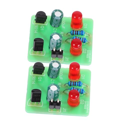 VANZACK 2 Sätze Lötübungsset für Anfänger DIY Elektronisches Schweißkit mit LED leuchten für Schulunterricht Wissenschaftliche Experimente und Praktische Elektronikprojekte VANZACK 2 Sätze Lötübungsset für Anfänger DIY Elektronisches Schweißkit mit LED leuchten für Schulunterricht Wissenschaftliche Experimente und Praktische Elektronikprojekte von VANZACK