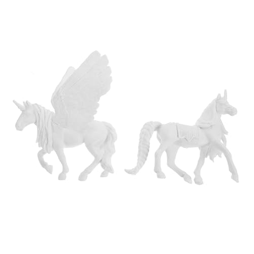 VANZACK 2 Stück DIY Einhorn Bastelset Teilig aus Stabilem Unbemalte Einhorn Figuren zum Bemalen Glatte Oberfläche Kindgerechtes Kreativspielzeug für Mädchen Fördert Feinmotorik und Hand VANZACK 2 Stück DIY Einhorn Bastelset Teilig aus Stabilem Unbemalte Einhorn Figuren zum Bemalen Glatte Oberfläche Kindgerechtes Kreativspielzeug für Mädchen Fördert Feinmotorik und Hand von VANZACK