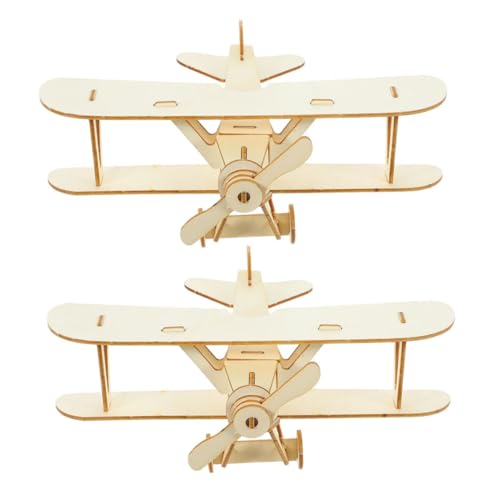 VANZACK 2 Stück DIY Holz Flugzeug Modell Set Bemalbares Bastelset für Kreatives Handarbeitsprojekt Fördert Teamwork und Fantasie Robustes Holzflugzeug Bastelmodell für Jungen und Mädchen VANZACK 2 Stück DIY Holz Flugzeug Modell Set Bemalbares Bastelset für Kreatives Handarbeitsprojekt Fördert Teamwork und Fantasie Robustes Holzflugzeug Bastelmodell für Jungen und Mädchen von VANZACK