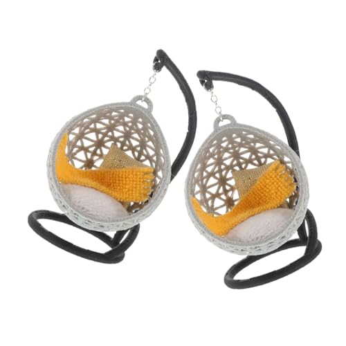 VANZACK 2 Stück Maßstab Stabiles DIY Puppenhaus Schaukelstuhl Zubehör Realistische Miniatur Möbel für Schreibtisch Dekoration und Kreative Bastelprojekte VANZACK 2 Stück Maßstab Stabiles DIY Puppenhaus Schaukelstuhl Zubehör Realistische Miniatur Möbel für Schreibtisch Dekoration und Kreative Bastelprojekte von VANZACK