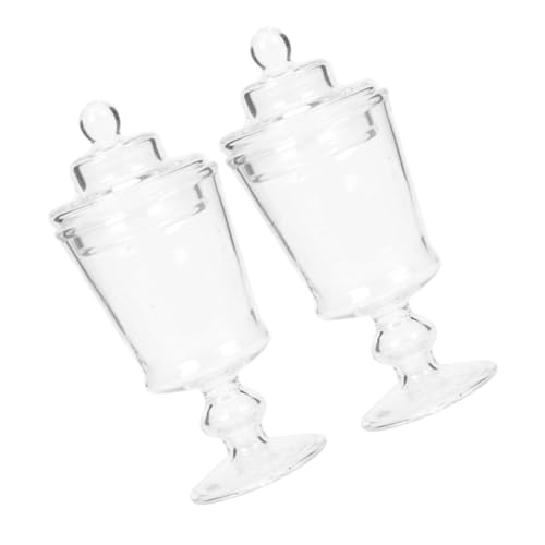 VANZACK 2 Stück Puppenhaus Küchenzubehör Dekor Miniatur Süßigkeiten Vorratsglas Mini Leere Durchsichtige Bonbongläser Bonbongläser Mit Deckel Miniatur Lebensmittelbehälter VANZACK 2 Stück Puppenhaus Küchenzubehör Dekor Miniatur Süßigkeiten Vorratsglas Mini Leere Durchsichtige Bonbongläser Bonbongläser Mit Deckel Miniatur Lebensmittelbehälter von VANZACK