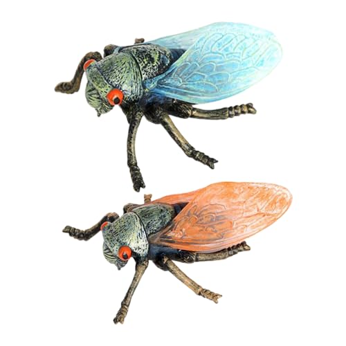 VANZACK 2 Stück Realistische Insektenmodell Zikaden Kunststoff Simulation Lernspielzeug Naturnahes Insektenspielzeug Dekoration für Kinderzimmer und Bildungszwecke VANZACK 2 Stück Realistische Insektenmodell Zikaden Kunststoff Simulation Lernspielzeug Naturnahes Insektenspielzeug Dekoration für Kinderzimmer und Bildungszwecke von VANZACK