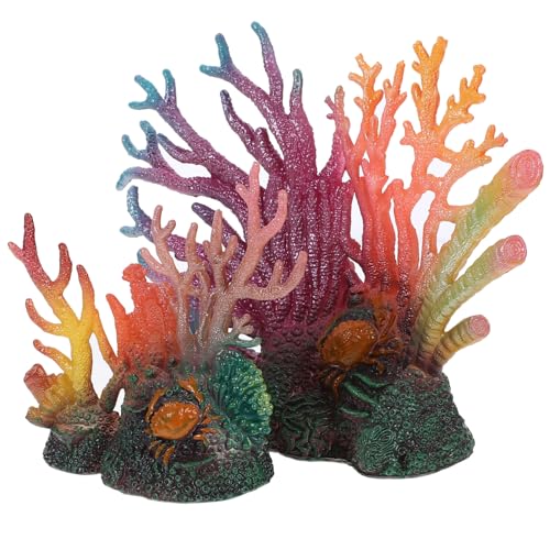 VANZACK 2 Stück Teiliges Aquarium Korallen deko Naturgetreue Mittelgroße Korallenornamente Farbecht Formstabil Leichtes Sicheres Material als Fischzubehör für Aquarienlandschaften VANZACK 2 Stück Teiliges Aquarium Korallen deko Naturgetreue Mittelgroße Korallenornamente Farbecht Formstabil Leichtes Sicheres Material als Fischzubehör für Aquarienlandschaften von VANZACK