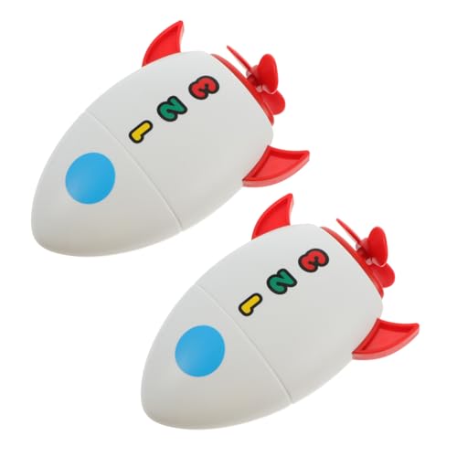 VANZACK 2 Stück Teiliges Badewannenspielzeug Raketenform aus Sicherem Kunststoff Buntes Wasserspielzeug für Kleinkinder Interaktives für Junge Mädchen und Junge Mädchen VANZACK 2 Stück Teiliges Badewannenspielzeug Raketenform aus Sicherem Kunststoff Buntes Wasserspielzeug für Kleinkinder Interaktives für Junge Mädchen und Junge Mädchen von VANZACK