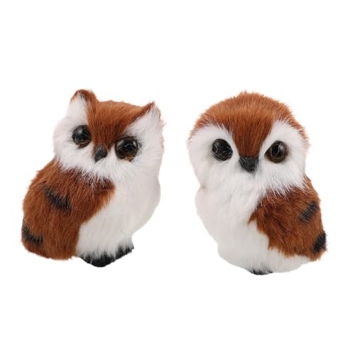 VANZACK 2 Stück Teiliges Realistisches Eulen Plüschtier Weiche Kleine Kuscheltiere aus Langlebigem Plüsch Naturgetreues Design für Geburtstag Feiertage und Wohnkultur VANZACK 2 Stück Teiliges Realistisches Eulen Plüschtier Weiche Kleine Kuscheltiere aus Langlebigem Plüsch Naturgetreues Design für Geburtstag Feiertage und Wohnkultur von VANZACK