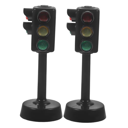 VANZACK 2 Stück Teiliges Verkehrszeichen mit Licht und Lernspielzeug Ampel Modell für Pädagogisches Verkehrssignal für Zuhause und Kindergarten VANZACK 2 Stück Teiliges Verkehrszeichen mit Licht und Lernspielzeug Ampel Modell für Pädagogisches Verkehrssignal für Zuhause und Kindergarten von VANZACK