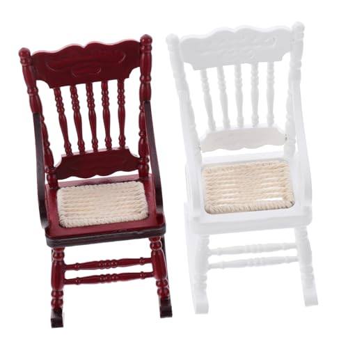 VANZACK 2 Stück Tiny House Möbel Ornament Mini Stuhl Puppe Schaukelstuhl Puppenhaus Miniatur Stuhl Miniatur Stühle Für Puppenhaus Feengarten Dekoration Mini Haus Schaukelstuhl VANZACK 2 Stück Tiny House Möbel Ornament Mini Stuhl Puppe Schaukelstuhl Puppenhaus Miniatur Stuhl Miniatur Stühle Für Puppenhaus Feengarten Dekoration Mini Haus Schaukelstuhl von VANZACK