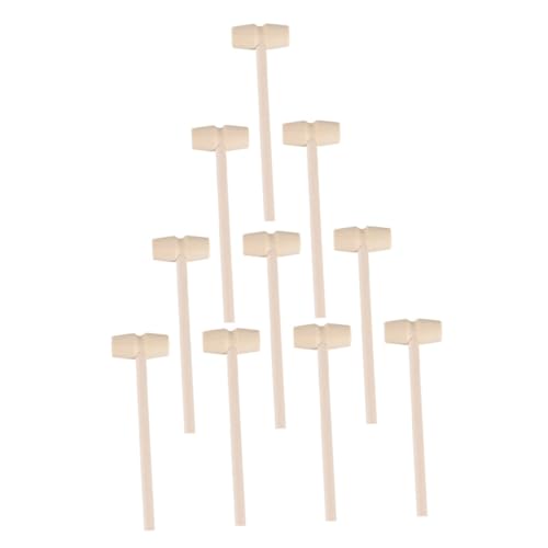 VANZACK 20 Stück Teiliges Mini Holzhammer Kleine Mallets aus Poliertem Holz Sicherer Spielzeughammer für Geburtstagsfeiern Pädagogisch und Multifunktional als Kuchenhammer Geeignet VANZACK 20 Stück Teiliges Mini Holzhammer Kleine Mallets aus Poliertem Holz Sicherer Spielzeughammer für Geburtstagsfeiern Pädagogisch und Multifunktional als Kuchenhammer Geeignet von VANZACK