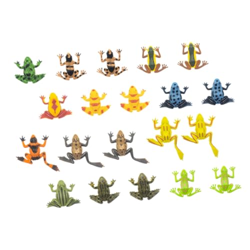 VANZACK 20 Stück Teiliges Miniatur froschfiguren Realistische Tierfiguren aus Harz Kleine Deko für Garten Miniteich und Puppenhaus Detailreiche Mini Frösche als Spielfiguren und VANZACK 20 Stück Teiliges Miniatur froschfiguren Realistische Tierfiguren aus Harz Kleine Deko für Garten Miniteich und Puppenhaus Detailreiche Mini Frösche als Spielfiguren und von VANZACK