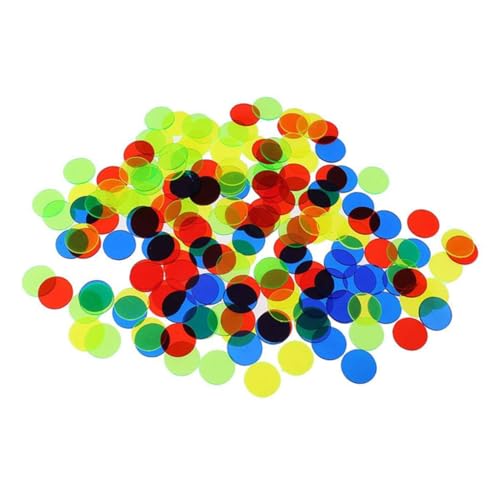 VANZACK 200 Stück Bunte Kunststoff Bingo Chips Zählscheiben Marker für Lernspiele und Bingo Spiele Farbige Spielchips Zufällige Farben zum Zählen und Gruppieren Zufällige VANZACK 200 Stück Bunte Kunststoff Bingo Chips Zählscheiben Marker für Lernspiele und Bingo Spiele Farbige Spielchips Zufällige Farben zum Zählen und Gruppieren Zufällige von VANZACK