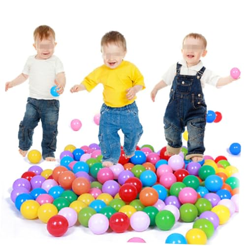 VANZACK 25 Stück Teiliges Bunte Plastik Bälle Ballbad Spielbälle für Junge Mädchen und Spielzelt Indoor Outdoor Farbenfrohe Bälle für Geburtstag und Poolspaß VANZACK 25 Stück Teiliges Bunte Plastik Bälle Ballbad Spielbälle für Junge Mädchen und Spielzelt Indoor Outdoor Farbenfrohe Bälle für Geburtstag und Poolspaß von VANZACK