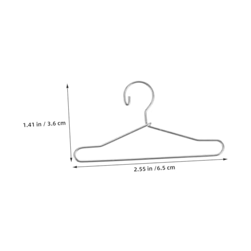 VANZACK 25 Stück Teiliges Mini kleiderbügel aus Stabilem Eisen Silberfarbene Puppenhaus zubehör Kleine Metallbügel für Puppenkleidung Puppen zur Schrankorganisation VANZACK 25 Stück Teiliges Mini kleiderbügel aus Stabilem Eisen Silberfarbene Puppenhaus zubehör Kleine Metallbügel für Puppenkleidung Puppen zur Schrankorganisation von VANZACK