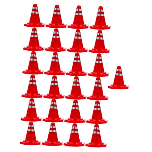 VANZACK 25 Stück Simulation Verkehrszeichen für Kinder Selbstgemacht Verkehrskegel Spielzeug Pylonen für Sandtisch und Modellbau VANZACK 25 Stück Simulation Verkehrszeichen für Kinder Selbstgemacht Verkehrskegel Spielzeug Pylonen für Sandtisch und Modellbau von VANZACK