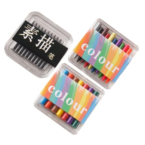 VANZACK 3 Boxen Miniatur Buntstifte Farbenfroh Mini Sketch Pencil Puppenhaus Zubehör Feine Verarbeitung für Deko und DIY Malutensilien Lebensecht Langlebig VANZACK 3 Boxen Miniatur Buntstifte Farbenfroh Mini Sketch Pencil Puppenhaus Zubehör Feine Verarbeitung für Deko und DIY Malutensilien Lebensecht Langlebig von VANZACK
