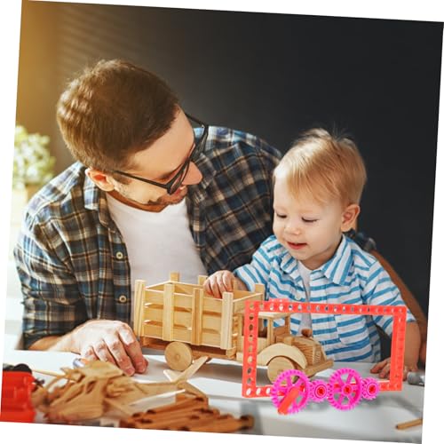 VANZACK 3 Sätze Lernspielzeug Zahnradersatz und Riemenscheiben Modell Bausatz DIY Wissenschaftliche Experimente Pädagogisches Konstruktionsspielzeug für Kognitiver Fähigkeiten VANZACK 3 Sätze Lernspielzeug Zahnradersatz und Riemenscheiben Modell Bausatz DIY Wissenschaftliche Experimente Pädagogisches Konstruktionsspielzeug für Kognitiver Fähigkeiten von VANZACK