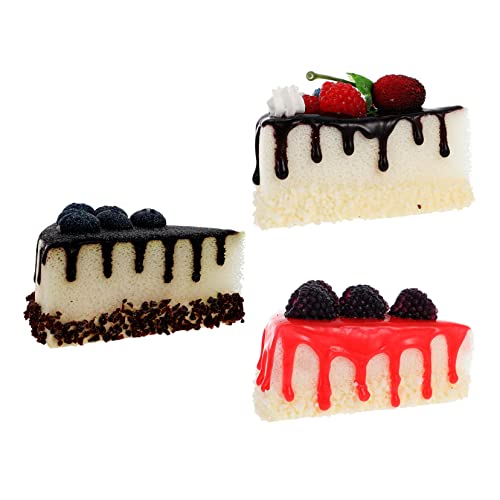 VANZACK 3 Stück Teiliges Künstliche Kuchen Deko Realistische PU Tortenmodelle für Fotorequisiten Büro Party Dekoration VANZACK 3 Stück Teiliges Künstliche Kuchen Deko Realistische PU Tortenmodelle für Fotorequisiten Büro Party Dekoration von VANZACK
