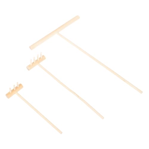 VANZACK 3 Stück Teiliges Mini Sandrechen Handliche Zen Garten Mini rechen Entspannendes Sandspielzeug für Schreibtisch Stresslinderndes Bastelzubehör für Sandtisch Dekoration VANZACK 3 Stück Teiliges Mini Sandrechen Handliche Zen Garten Mini rechen Entspannendes Sandspielzeug für Schreibtisch Stresslinderndes Bastelzubehör für Sandtisch Dekoration von VANZACK