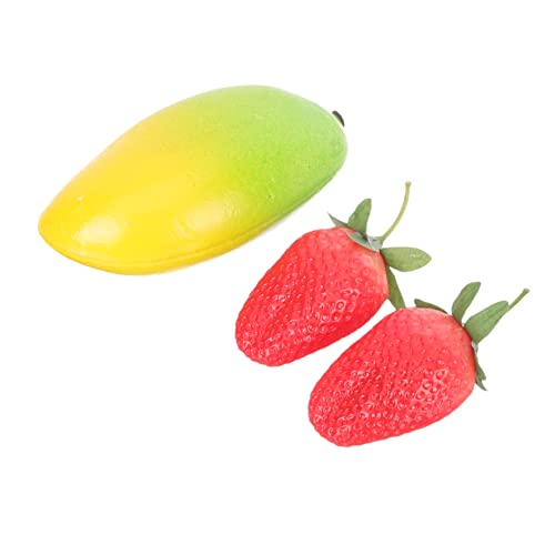 VANZACK 3 Stück Teiliges Percussion Fruit Shaker aus Robustem Material Leichtes Musikspielzeug für Kleinkinder Hand Auge Koordination und Musikalischem Interesse Simulierte Früchte Mango VANZACK 3 Stück Teiliges Percussion Fruit Shaker aus Robustem Material Leichtes Musikspielzeug für Kleinkinder Hand Auge Koordination und Musikalischem Interesse Simulierte Früchte Mango von VANZACK