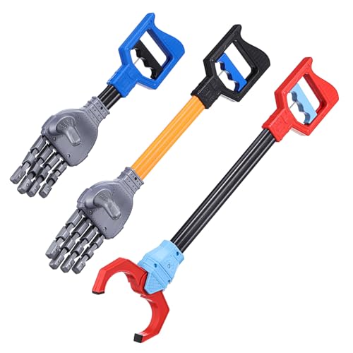 VANZACK 3 Stück Teiliges Robotergreifspielzeug aus Kunststoff Interaktive Greifhand in Blau Schwarz und Rot Fördert Feinmotorik und Kreativität bei Kindern Vielseitig für Innen und VANZACK 3 Stück Teiliges Robotergreifspielzeug aus Kunststoff Interaktive Greifhand in Blau Schwarz und Rot Fördert Feinmotorik und Kreativität bei Kindern Vielseitig für Innen und von VANZACK