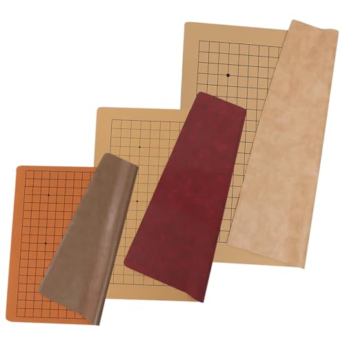 VANZACK 3 Stück Tragbares Teiliges PU Leder Go Schachbrett mit Weichem Kinderfreundlichem Go Brett in Leichtes Reisespiel für Familie Party und Konzentrationsförderung VANZACK 3 Stück Tragbares Teiliges PU Leder Go Schachbrett mit Weichem Kinderfreundlichem Go Brett in Leichtes Reisespiel für Familie Party und Konzentrationsförderung von VANZACK