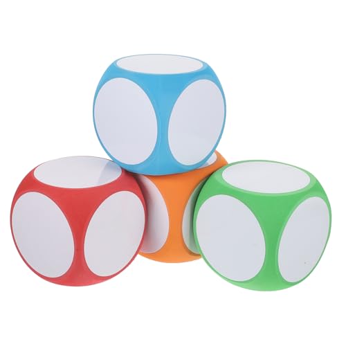 VANZACK 4 Stück Abwischbare Schaumstoffwürfel für DIY Leere Würfel zum Beschreiben Vielseitiges Lernspielzeug Langlebig für Spiele Party und Unterricht VANZACK 4 Stück Abwischbare Schaumstoffwürfel für DIY Leere Würfel zum Beschreiben Vielseitiges Lernspielzeug Langlebig für Spiele Party und Unterricht von VANZACK