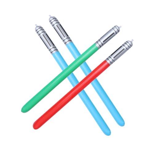 VANZACK 4 Stück Aufblasbare PVC Lichtschwerter für Sichere Requisiten Langlebig Leicht Tragbar Zufällige Farben für Kindergeburtstag und Cosplay Spaß Zufällige Farbe VANZACK 4 Stück Aufblasbare PVC Lichtschwerter für Sichere Requisiten Langlebig Leicht Tragbar Zufällige Farben für Kindergeburtstag und Cosplay Spaß Zufällige Farbe von VANZACK