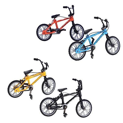 VANZACK 4 Stück Mini Finger Bikes Abnehmbar und Wiederverwendbar Flexibles Finger in Gelb Blau Schwarz und Orange Fördert Feinmotorik und Handkoordination für Erwachsene VANZACK 4 Stück Mini Finger Bikes Abnehmbar und Wiederverwendbar Flexibles Finger in Gelb Blau Schwarz und Orange Fördert Feinmotorik und Handkoordination für Erwachsene von VANZACK