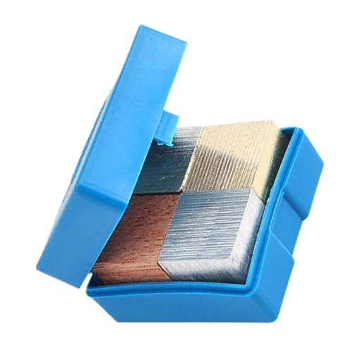 VANZACK 4 Stück Physikalische Dichte Würfel Set Kupfer Metall Aluminium Holz Robustes Würfelset für Mittelschul Physikunterricht Vielseitig für Experimente und Lernförderung VANZACK 4 Stück Physikalische Dichte Würfel Set Kupfer Metall Aluminium Holz Robustes Würfelset für Mittelschul Physikunterricht Vielseitig für Experimente und Lernförderung von VANZACK