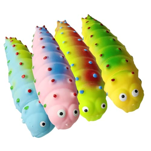 VANZACK 4 Stück Stressabbau Squeeze Bunte Raupenform Weiches Dehnbares Verschleißfestes Fidget Toy für Erwachsene Kompakte Anti Stress Quetschspielzeuge Zufällige Farbe Zufällige Farbe VANZACK 4 Stück Stressabbau Squeeze Bunte Raupenform Weiches Dehnbares Verschleißfestes Fidget Toy für Erwachsene Kompakte Anti Stress Quetschspielzeuge Zufällige Farbe Zufällige Farbe von VANZACK