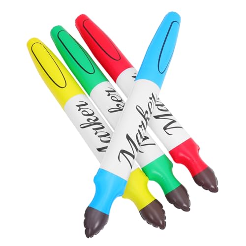 VANZACK 4 Stück Teiliges Aufblasbares Marker-set Große Farbige Pvc-marker Ballons Wiederverwendbare Back-to-school Party-dekoration Lebendige Foto-requisiten für Geburtstag Büro Zuhause VANZACK 4 Stück Teiliges Aufblasbares Marker-set Große Farbige Pvc-marker Ballons Wiederverwendbare Back-to-school Party-dekoration Lebendige Foto-requisiten für Geburtstag Büro Zuhause von VANZACK