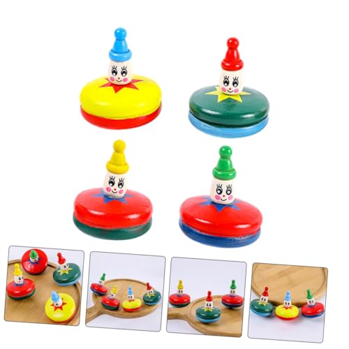 VANZACK 4 Stück Teiliges Holz gyroskop Niedlichem Cartoon Design Handbetriebenes Kreiselspiel für Sicheres Stabiles Holzmaterial als Geburtstags mitgebsel für Jungen und Mädchen VANZACK 4 Stück Teiliges Holz gyroskop Niedlichem Cartoon Design Handbetriebenes Kreiselspiel für Sicheres Stabiles Holzmaterial als Geburtstags mitgebsel für Jungen und Mädchen von VANZACK