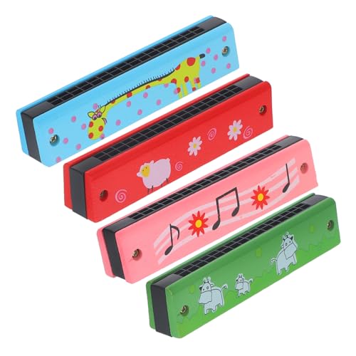 VANZACK 4 Stück Teiliges Holzmundharmonikas Musikinstrumente Tragbare Kleine Harmonikas für Anfänger Langlebig Leicht Kindgerechtes Musikspielzeug Fördert Musikalische Bildung VANZACK 4 Stück Teiliges Holzmundharmonikas Musikinstrumente Tragbare Kleine Harmonikas für Anfänger Langlebig Leicht Kindgerechtes Musikspielzeug Fördert Musikalische Bildung von VANZACK