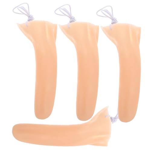 VANZACK 4 Stück Teiliges Lange Leichte Fake Nasen mit Verstellbarem Riemen für Halloween Cosplay Bühnenauftritte Flexible Passform für Erwachsene Kreatives Kostümzubehör VANZACK 4 Stück Teiliges Lange Leichte Fake Nasen mit Verstellbarem Riemen für Halloween Cosplay Bühnenauftritte Flexible Passform für Erwachsene Kreatives Kostümzubehör von VANZACK